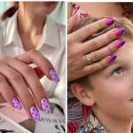 pink & purple nails