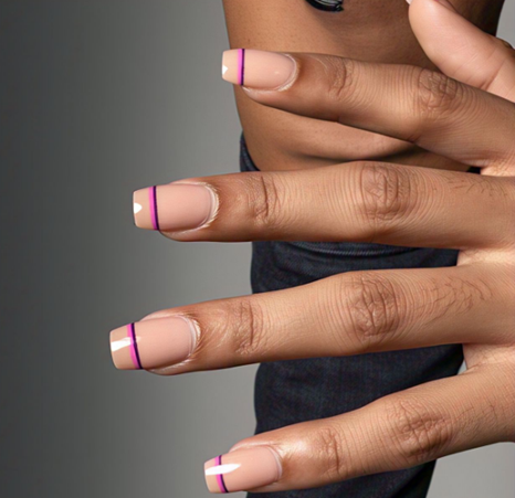 Pink & Purple Nail Designs