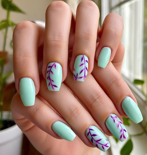  pink and purple