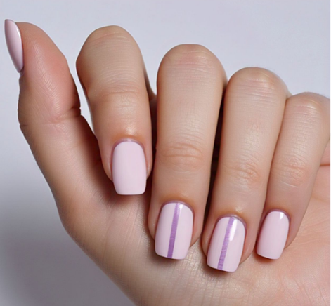  pink and purple nails