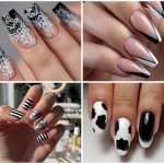 42 Irresistible Black & White Nail Trends You Should Check