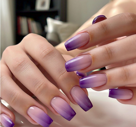 Dark Purple Nails