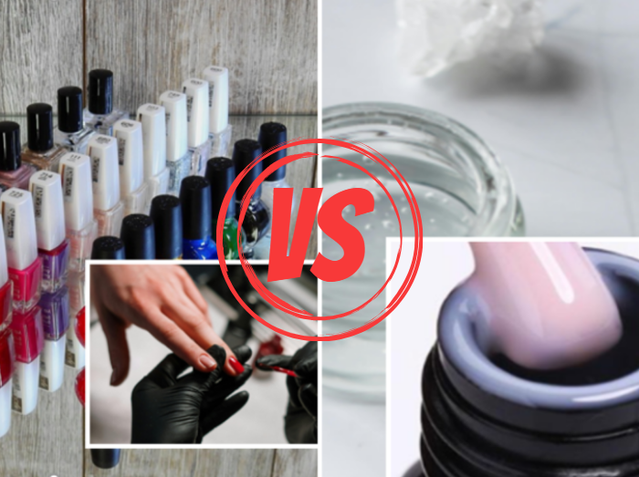 nail polish and gel