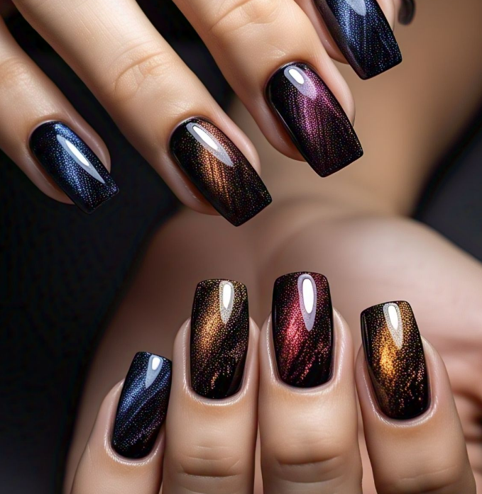 how to use(magnetic)cat eye gel polish at home