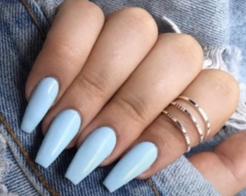French Tip Acrylics