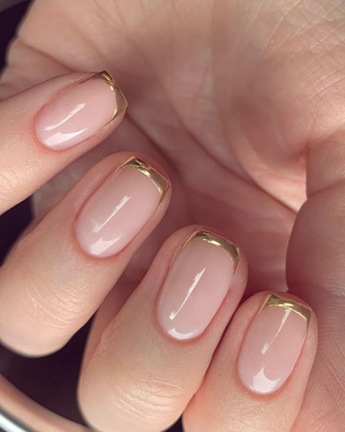 short square french tips