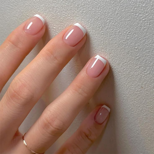 short square french tips