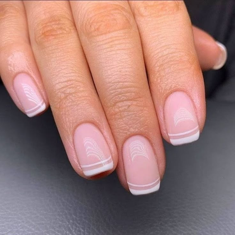 short square french tips