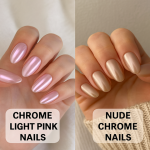light pink vs nude chrome nails: which matches your vibe?