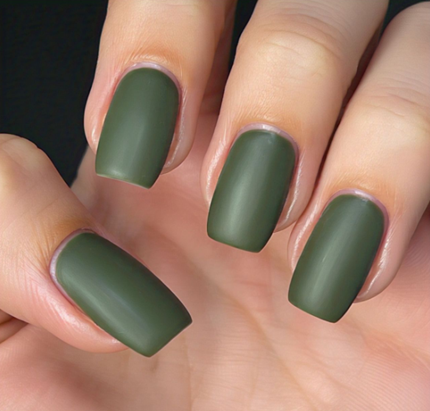 army vs olive green nails