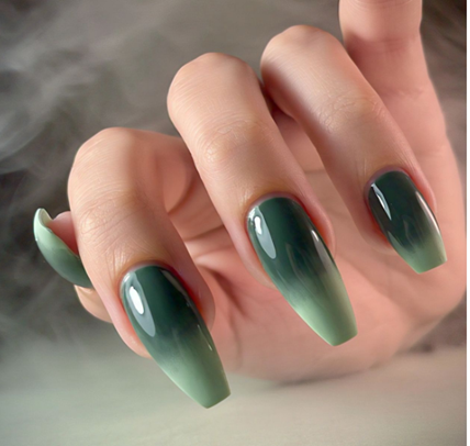 army vs olive green nails