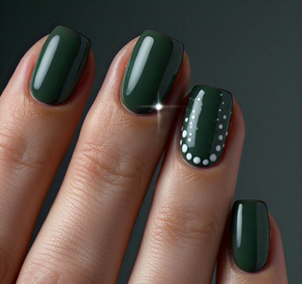 army vs olive green nails