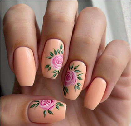 bright colorful nails