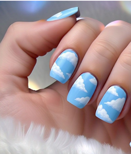 bright colorful nails