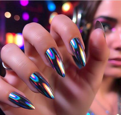 bright colorful nails