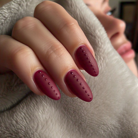 maroon nail designs