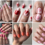 Short Pink & Light Pink Nails
