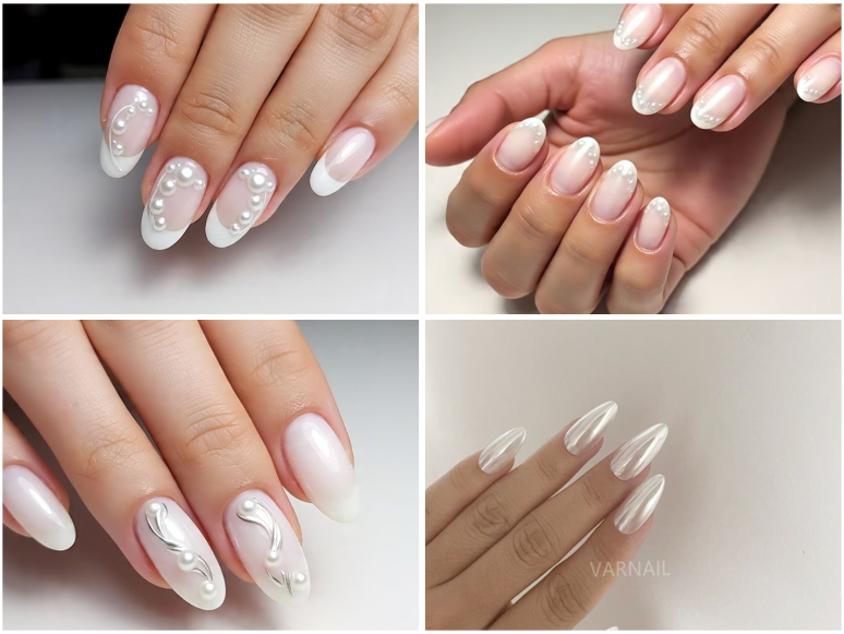 18 pearlescent nail designs that’ll make them need you