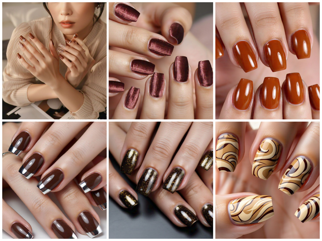 20 different brown nail shades for every mood (full guide) (21)