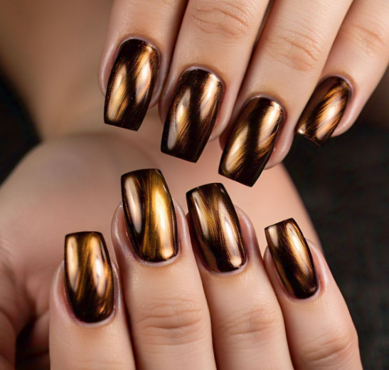 brown nail shades