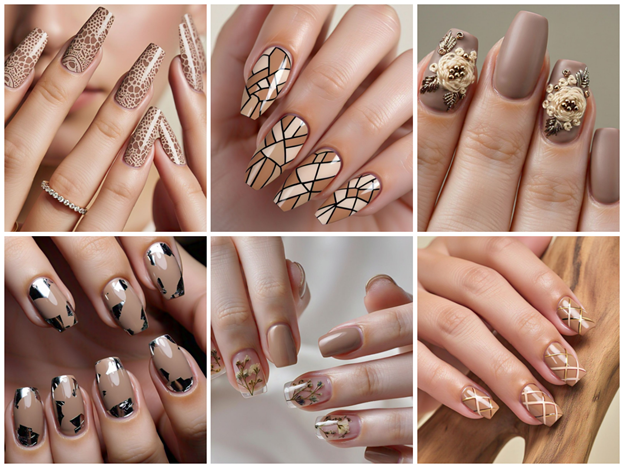 light brown nail perfection: 20 must try styles (full guide)