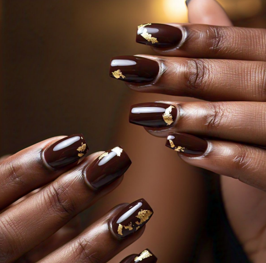 brown nail shades