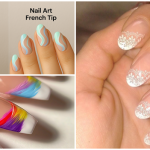 nail art ideas for french tips