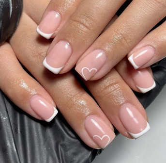 nail art ideas for french tips