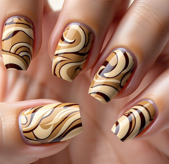 brown nail shades