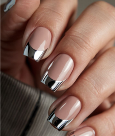 nail art ideas for french tips