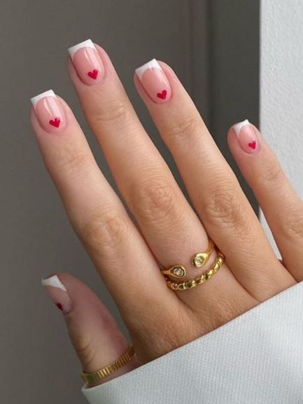 nail art ideas for french tips