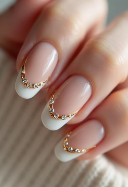 nail art ideas for french tips