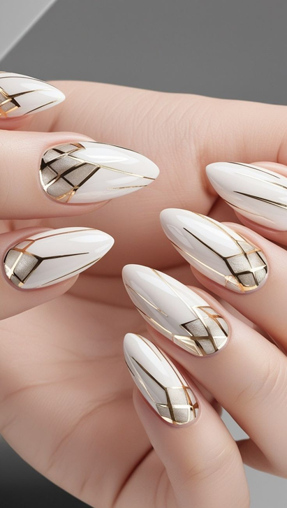 pearlescent nail designs