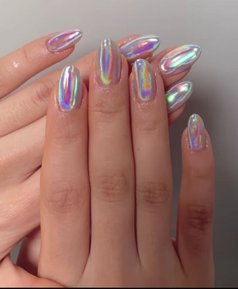 pearlescent nail designs