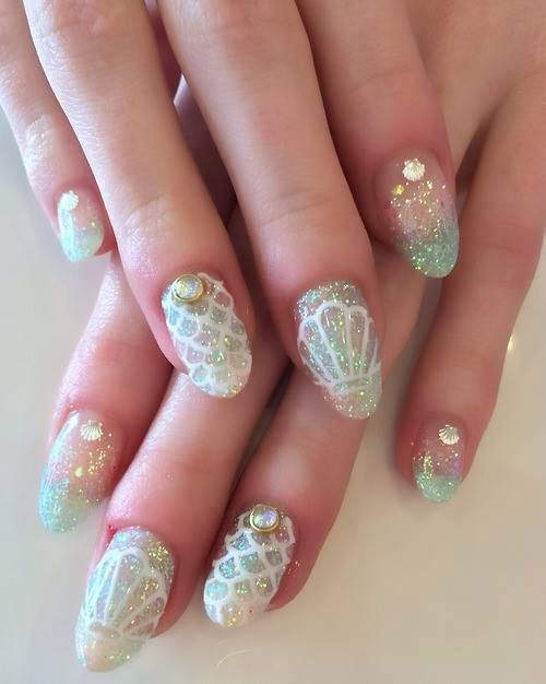 pearlescent nail designs