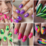 neon colors nails
