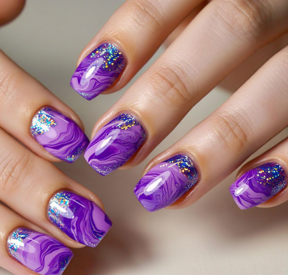neon colors nails