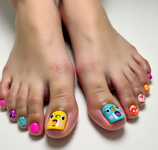 toe nail designs