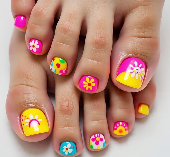 toe nail designs
