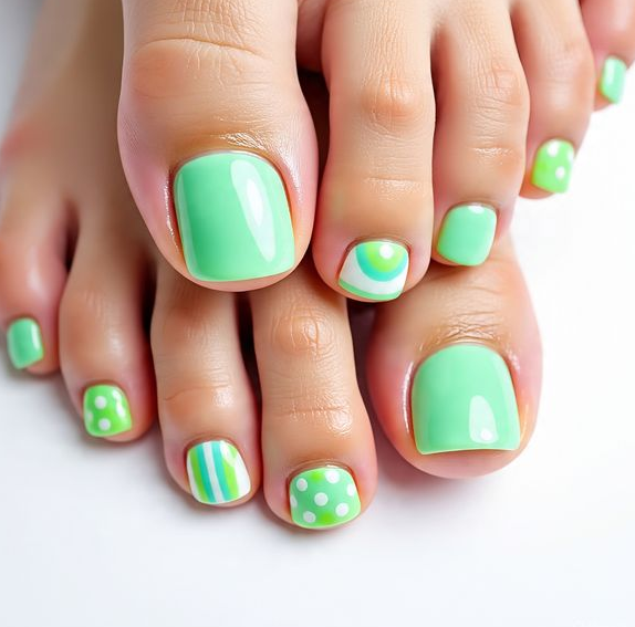 toe nail designs