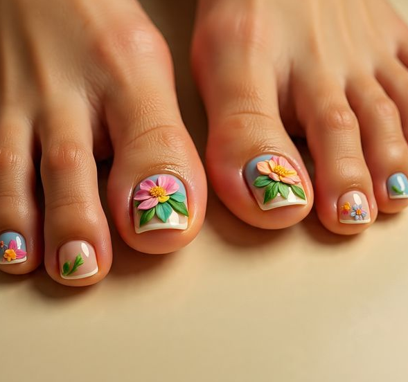 toe nail designs