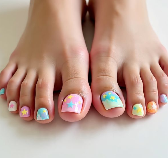 toe nail designs