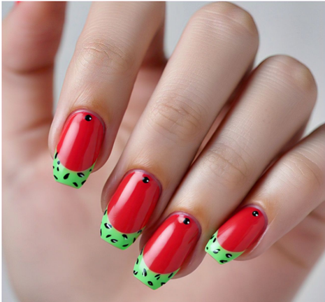 gel summer nails