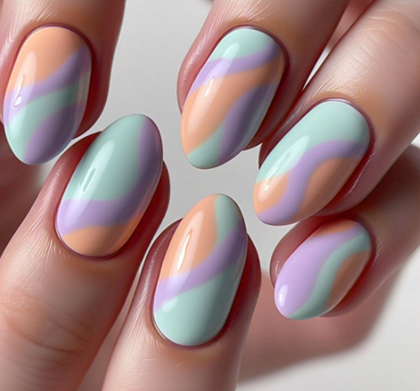 gel summer nails