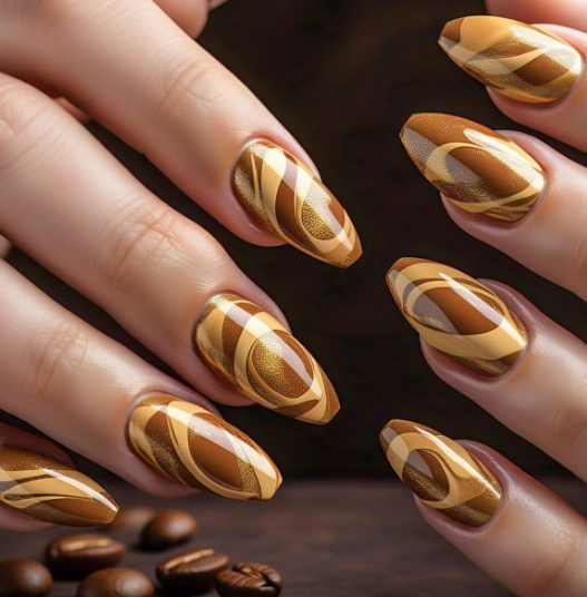 brown nail shades