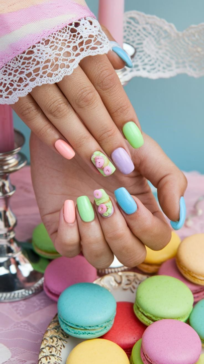 birthday nail designs