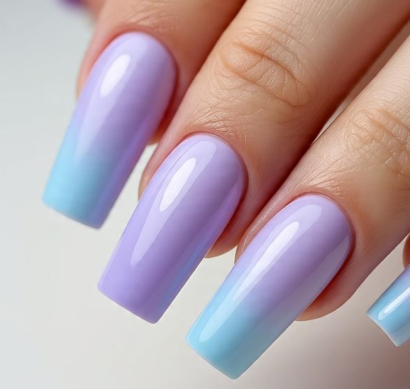 spring ombre nails