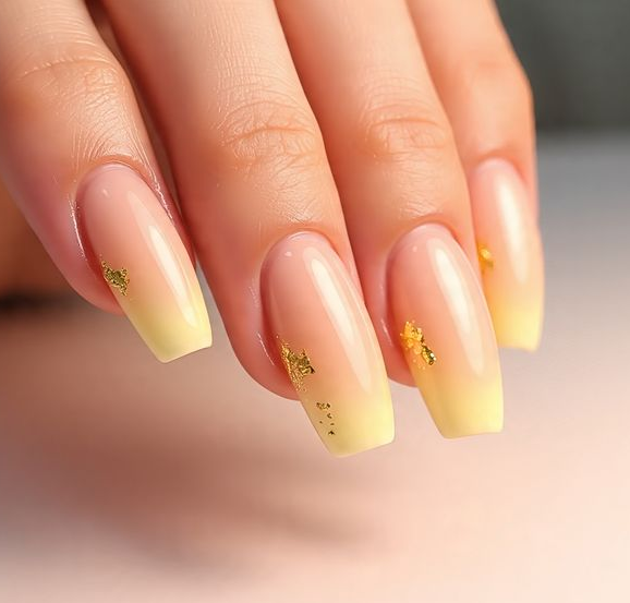 spring ombre nails
