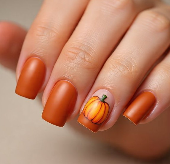 fall short nail designs