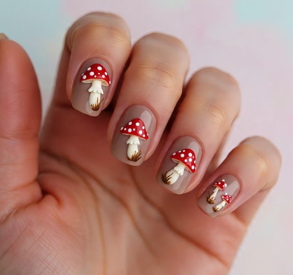 fall short nail designs